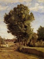 Corot, Jean-Baptiste-Camille - A Village near Beauvais